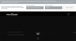 Desktop Screenshot of de.princessyachts.com
